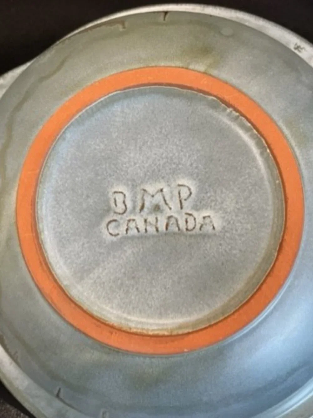 Vintage BMP Canada Blue Mountain Pottery Stoneware Bowl & Platter
